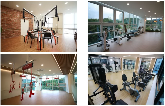 운동·재활 기구를 갖춘 주간보호센터 시설