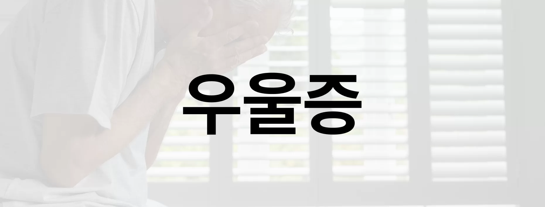 치매 증상 우울증 대응 안내 섹션 제목 이미지