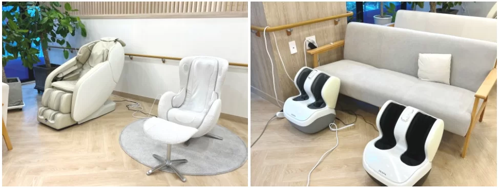 케어링 주간보호센터 부산 사하점 안마기구 시설