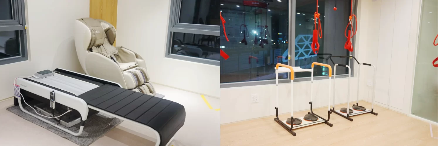 케어링 주간보호센터 부산 진구점 세라젬과 재활 기구