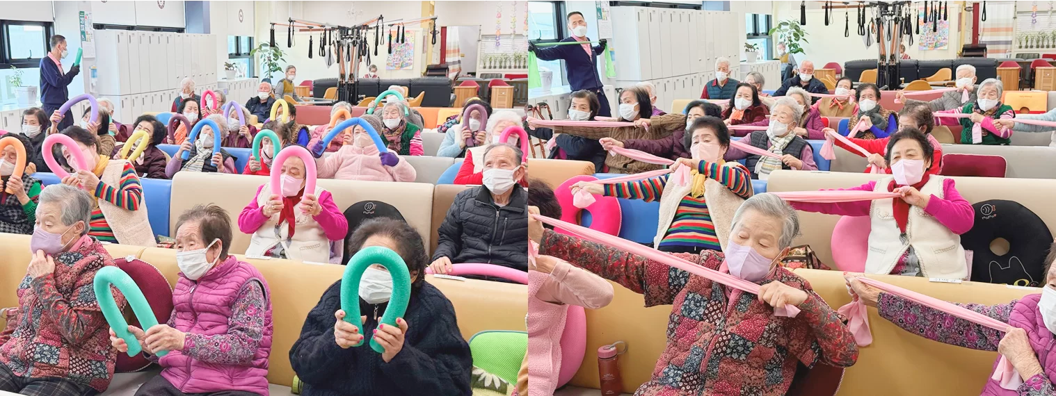 케어링 주간보호센터 청주점 어르신 단체 활동