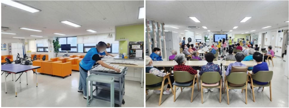 케어링 주간보호센터 광명점 생활실