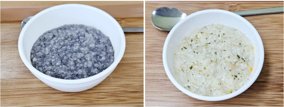 케어링 주간보호센터 광명점 오전 간식 죽