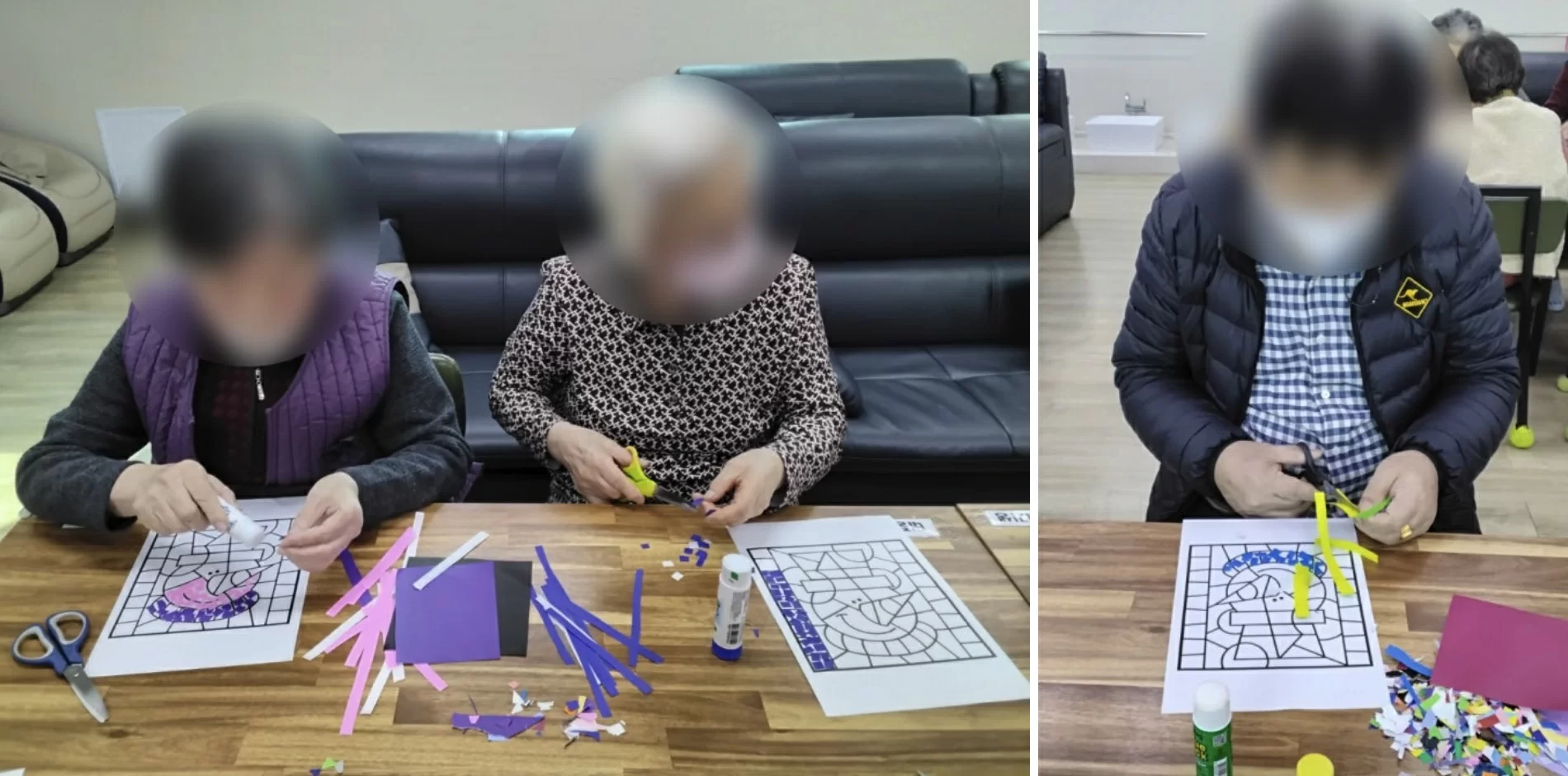케어링 주간보호센터 군산점 인지 프로그램