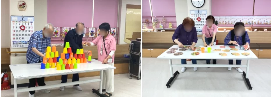 케어링 주간보호센터 의왕점 오감 수업
