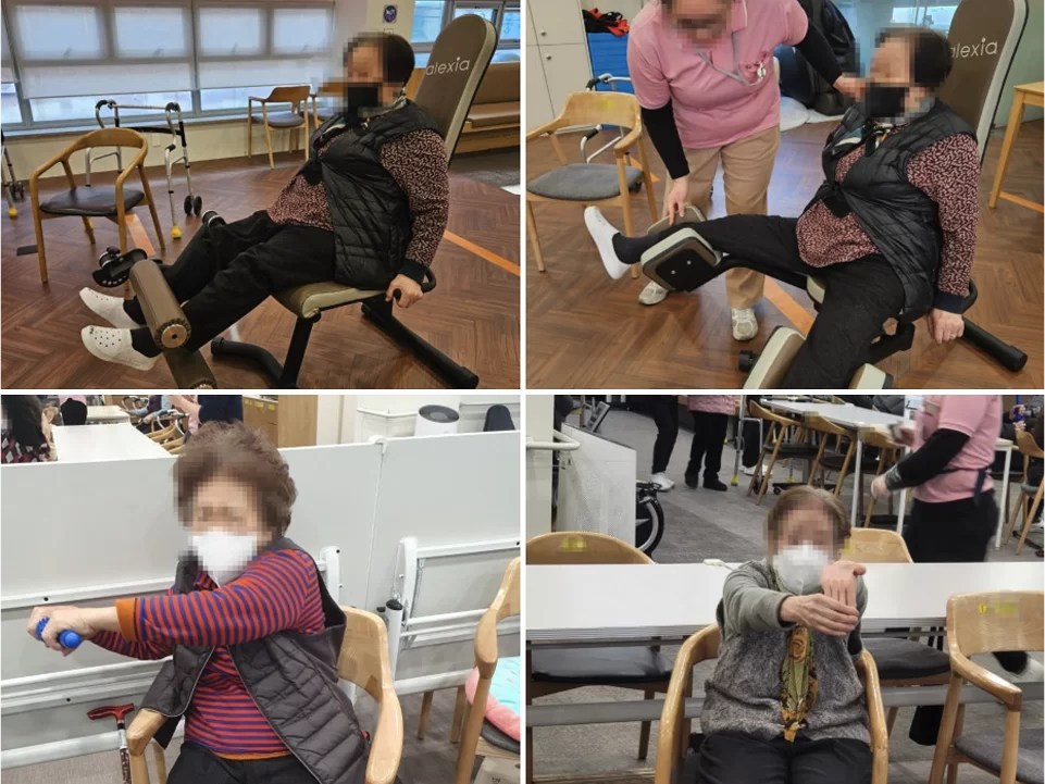 케어링 주간보호센터 수원 권선점 어르신 활동 모습