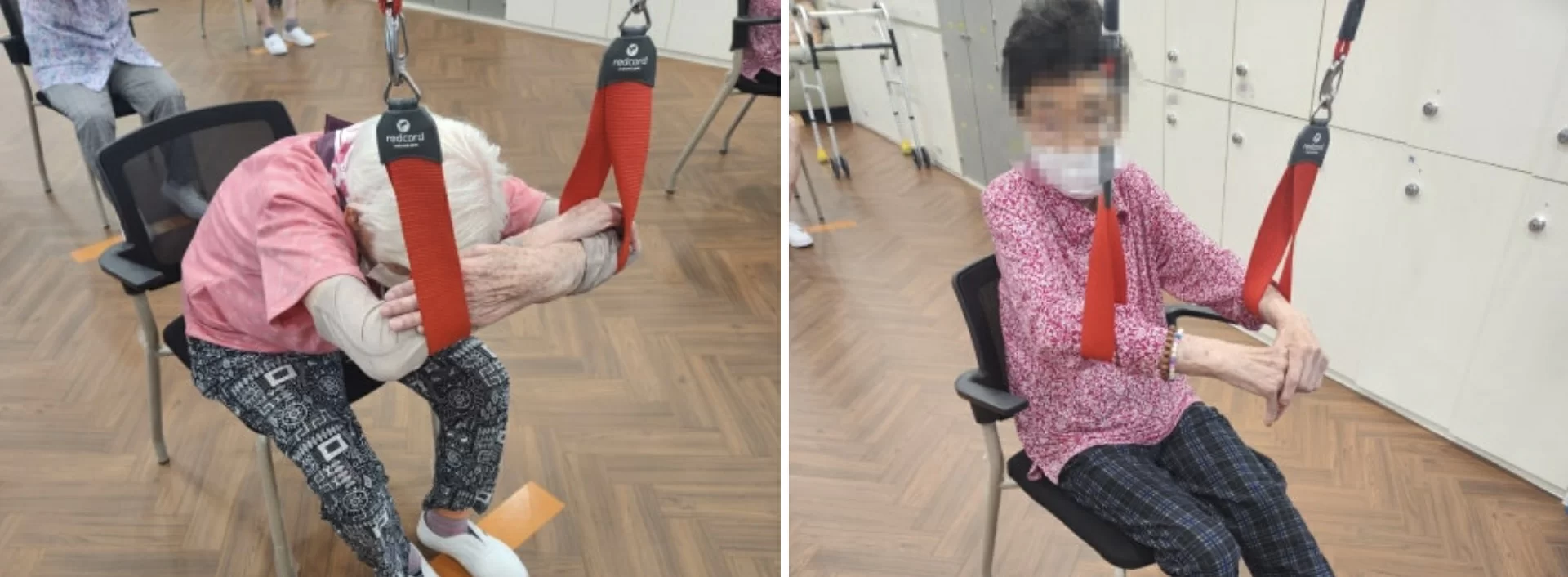 케어링 주간보호센터 수원 권선점 슬링 재활 운동