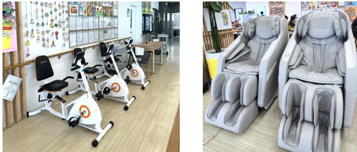 케어링 주간보호센터 창원 진해점 운동기구와 안마기기