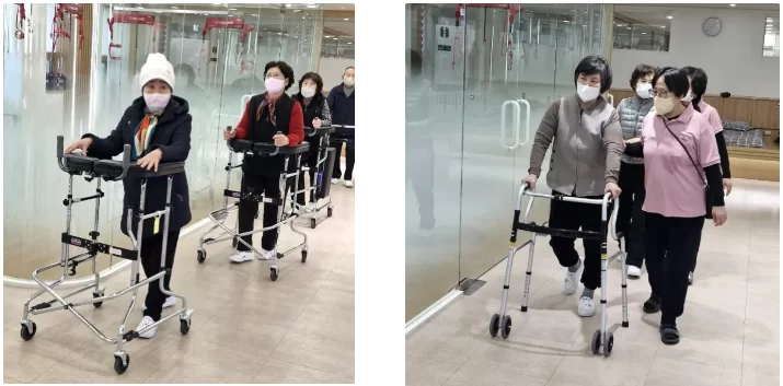 케어링 주간보호센터 부산 연제점 실내산책 프로그램