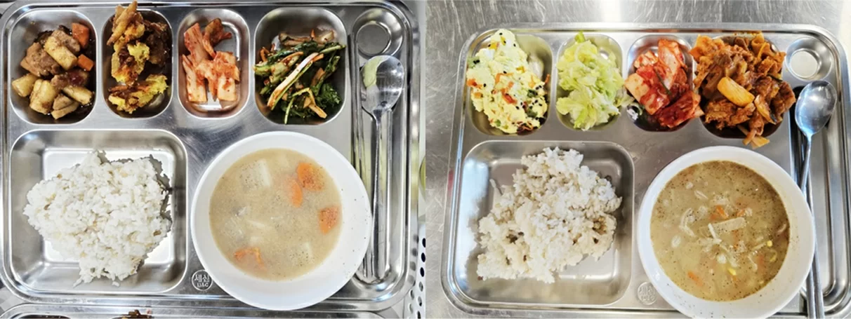 케어링 주간보호센터 창원점에서 제공하는 식사