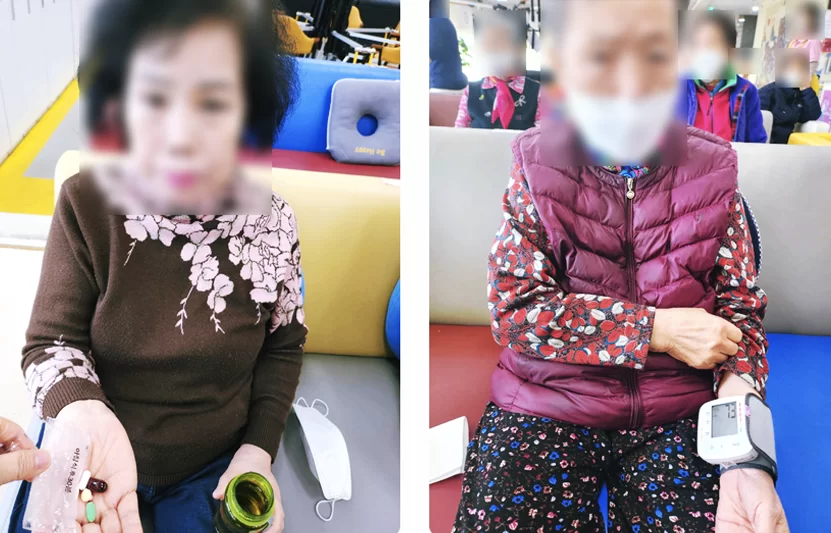 케어링 주간보호센터 청주점 어르신들의 활동 모습