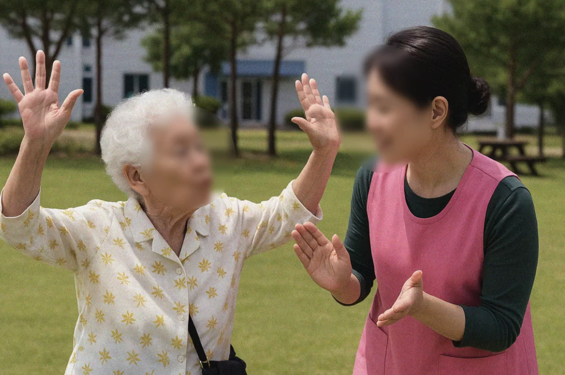 케어링 방문요양센터 청주점 어르신의 야외 활동 돌봄