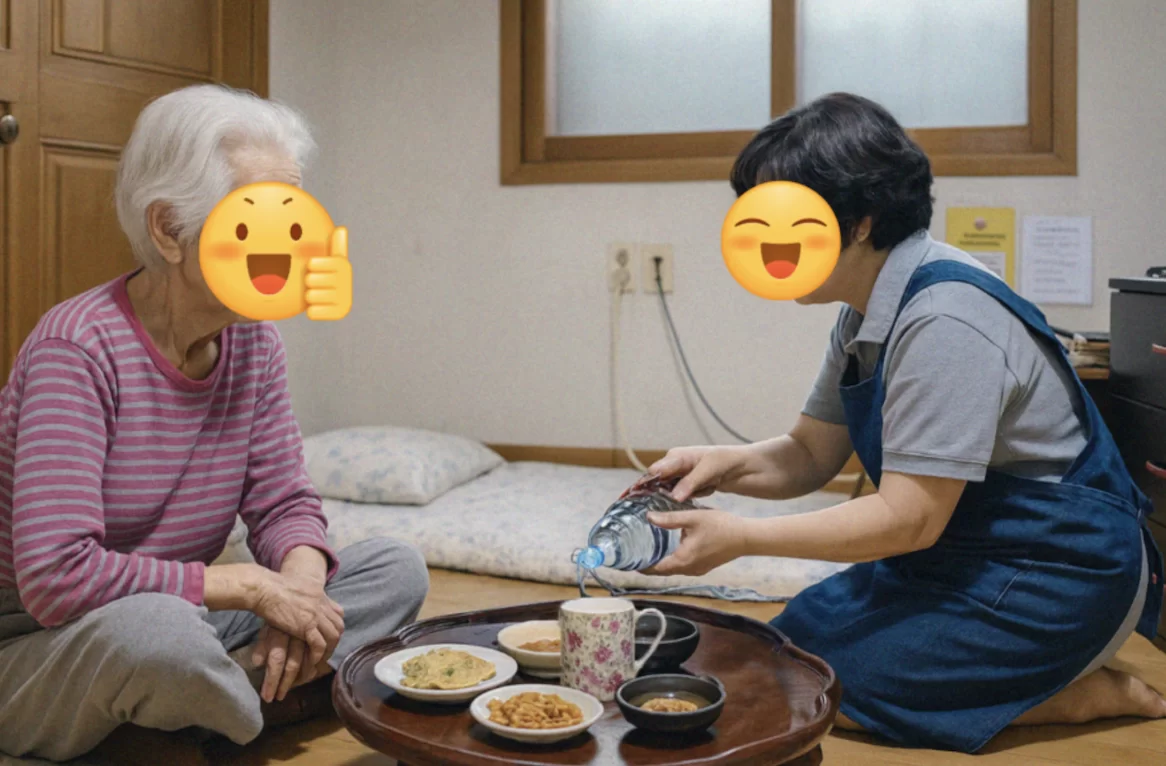 케어링 방문요양센터 의왕점 요양보호사와 어르신