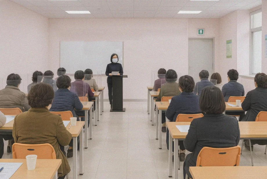 케어링 방문요양센터 의왕점 요양보호사 교육 현장