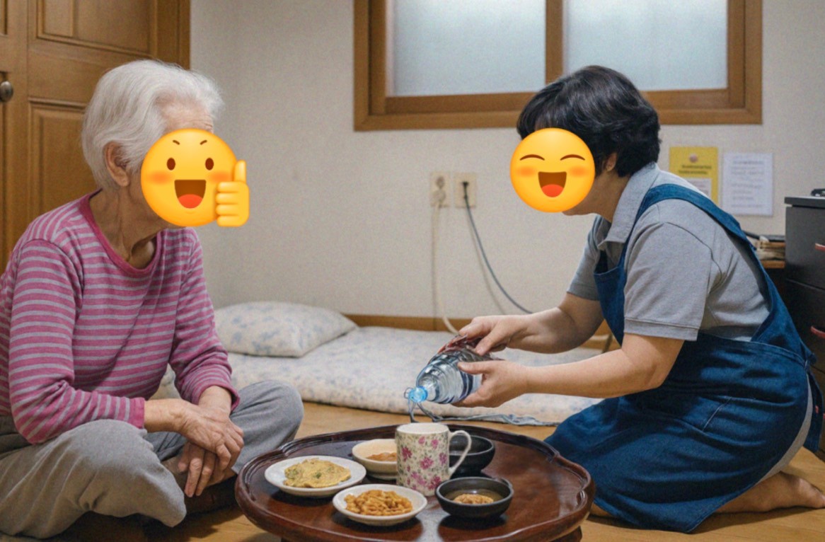 케어링 방문요양센터 의왕점 요양보호사와 어르신