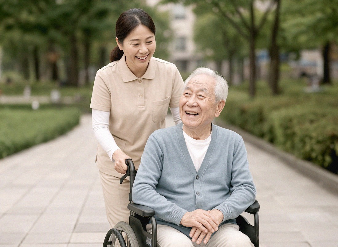 케어링 방문요양센터 성남점 요양보호사와 어르신