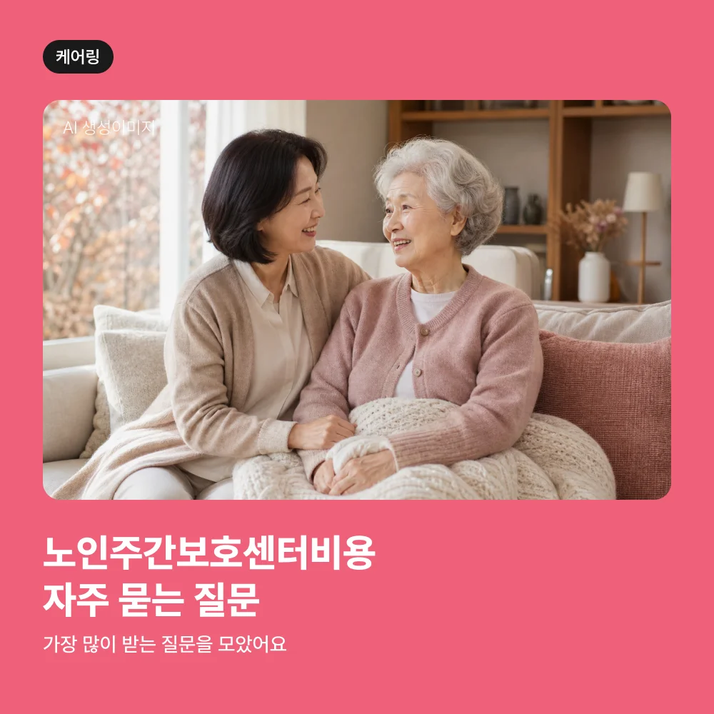 이야기를 나누는 딸과 어머니