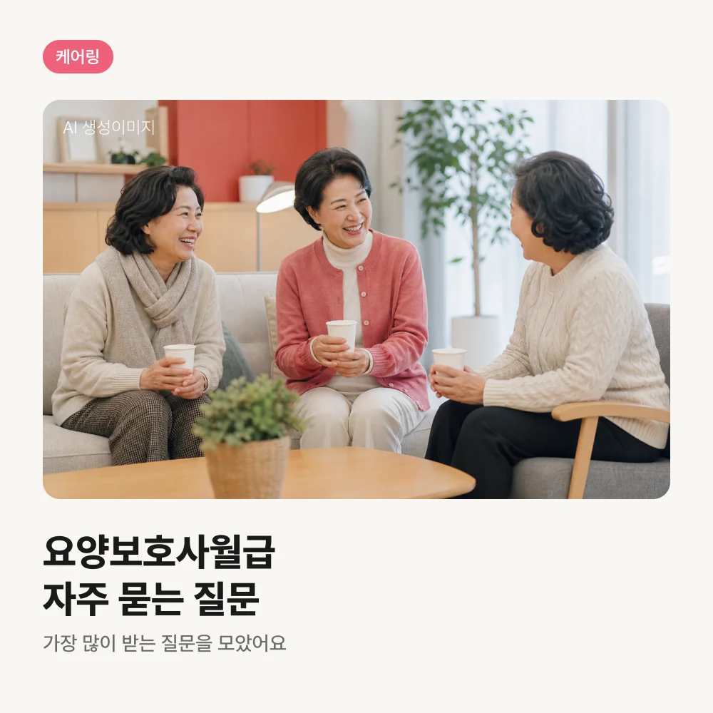 이야기를 나누는 요양보호사 수강생들